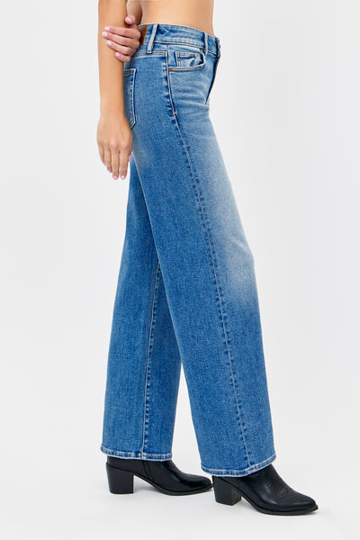 LOGAN] MEDIUM DARK LOW RISE STRETCH 32