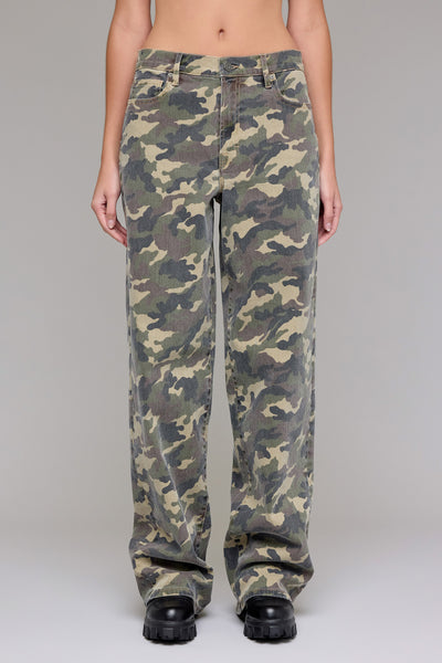 【SURGERY】 double folding over wide baggy jeans 'camo' ☆【SURGERY】☆double folding over wide baggy jean.s☆camo☆