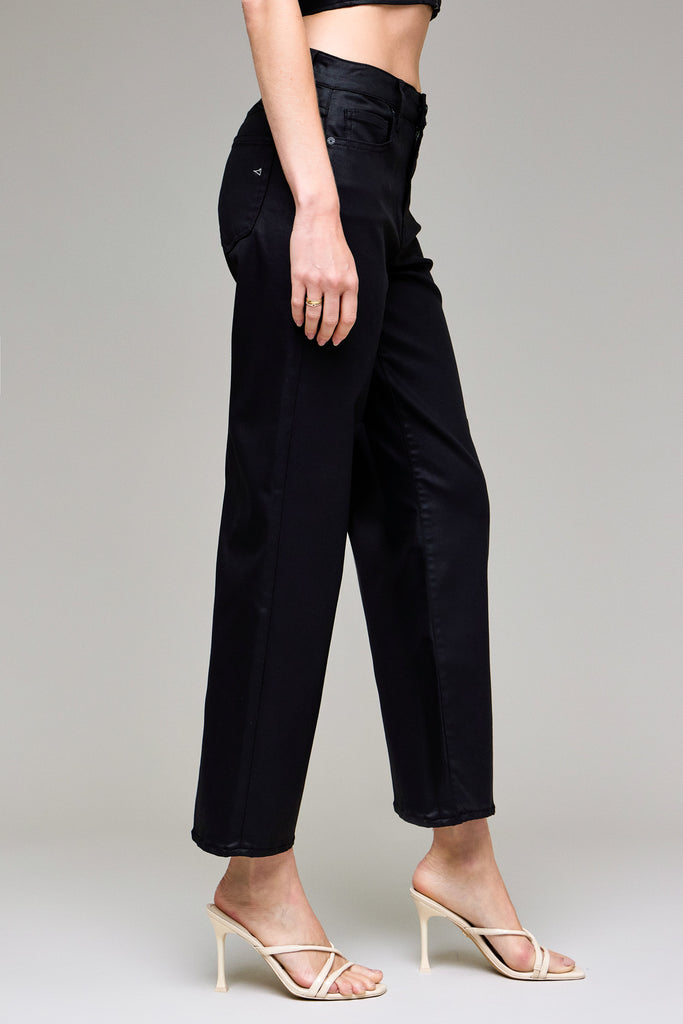 [TRACEY] Coated Clean 28" Inseam High Rise Straight