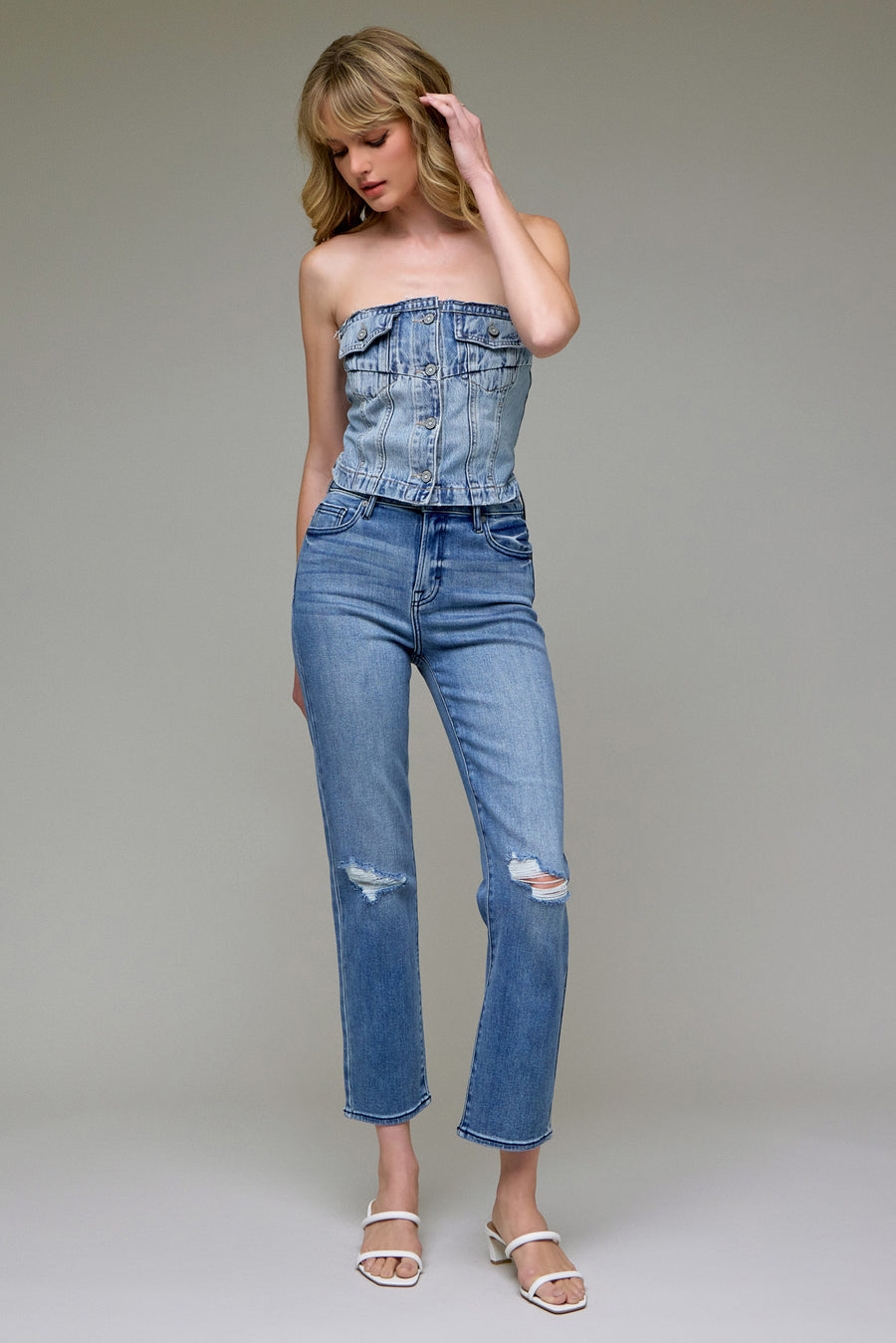 [TRACEY] DISTRESSED STRAIGHT