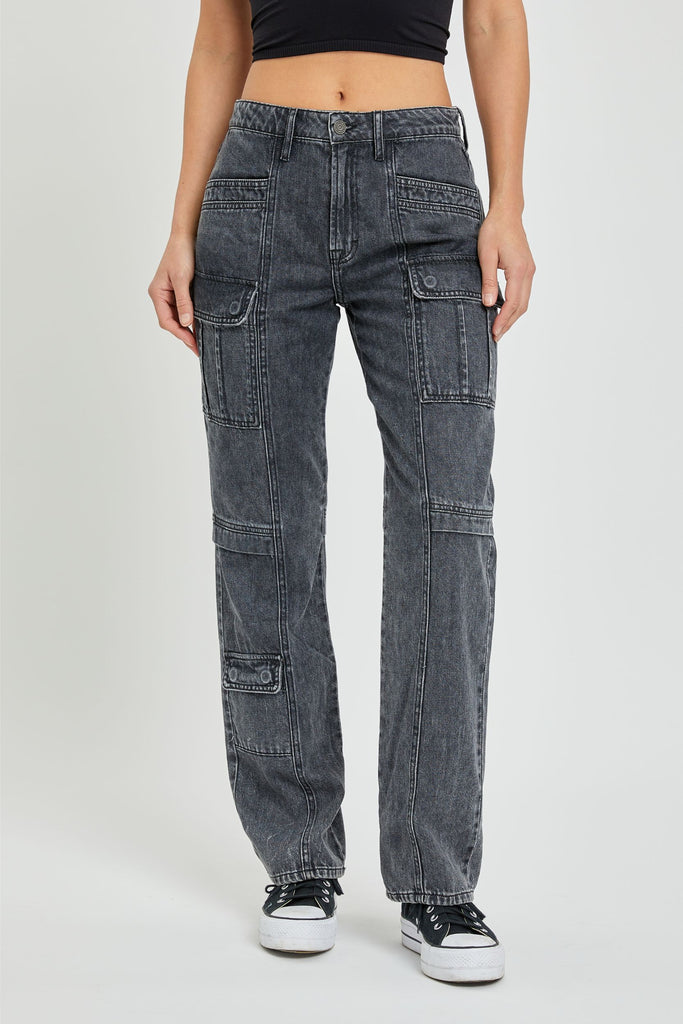 TRACEY CHARCOAL CARGO STRAIGHT