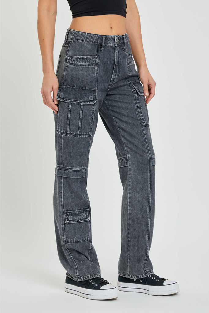 TRACEY CHARCOAL CARGO STRAIGHT