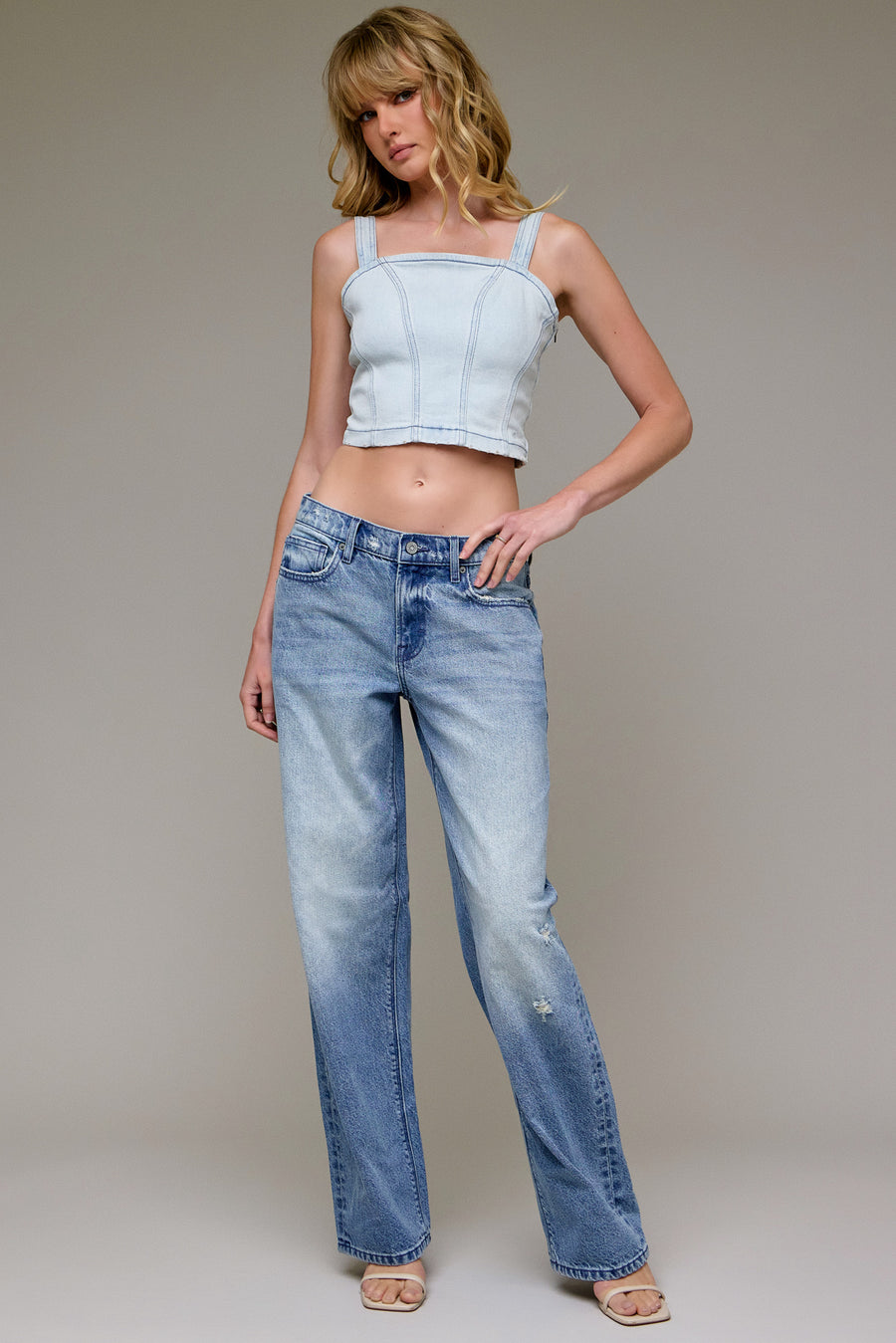 [ALYX] Medium Light Clean Classic High Rise 90's Baggy Jean