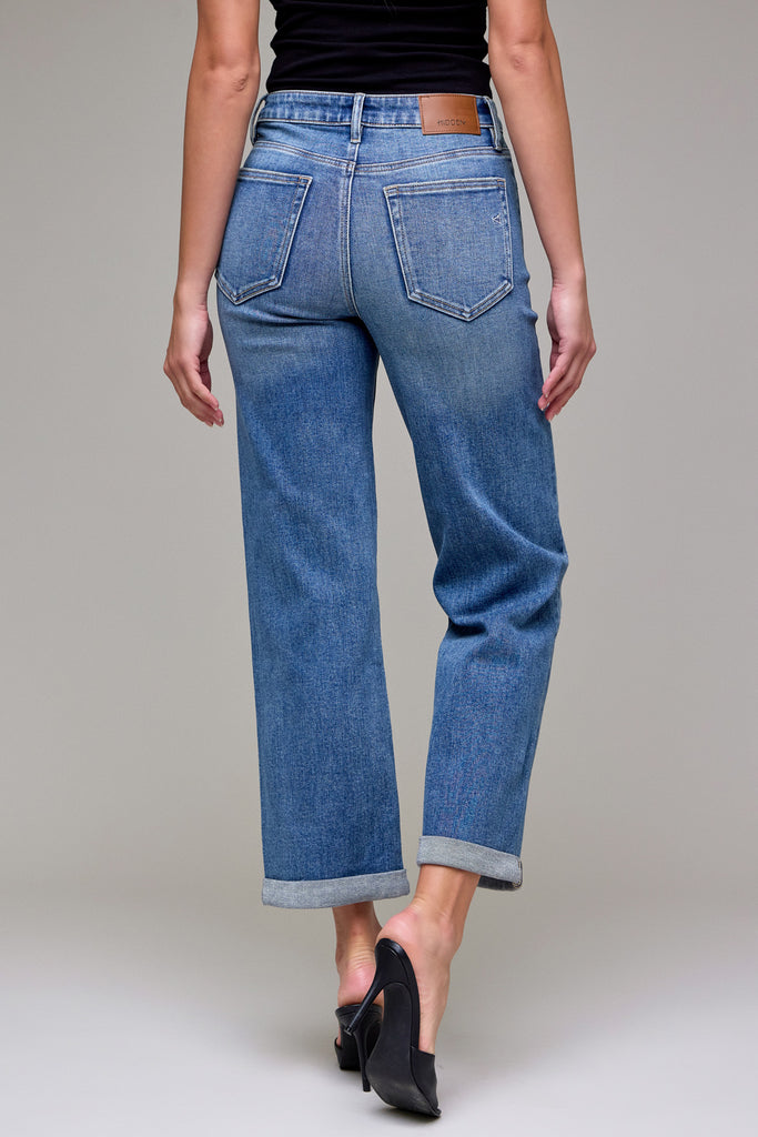 [ELLA] High Rise Classic Straight with Double Cuff