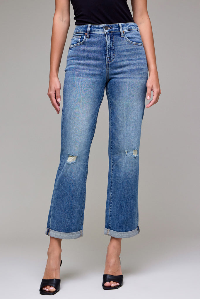 [ELLA] High Rise Classic Straight with Double Cuff