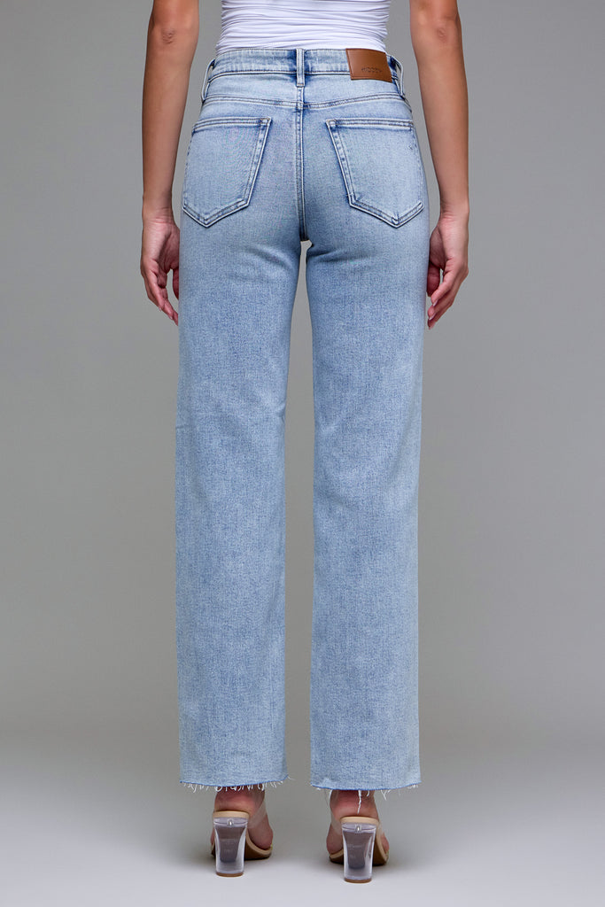 [ELLA] Medium Light Clean Stretch Classic Straight