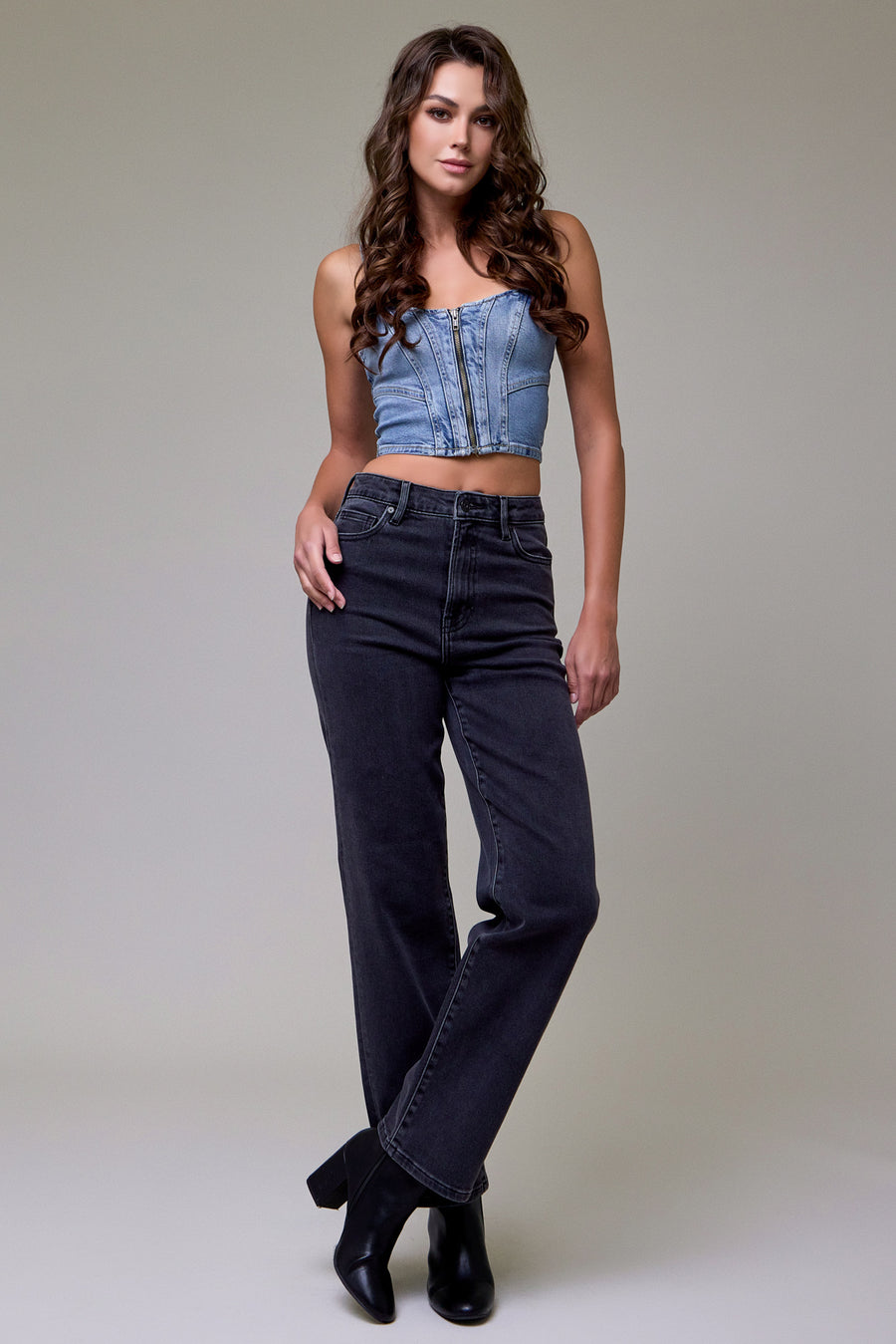 [ELLA] High Rise Classic Straight