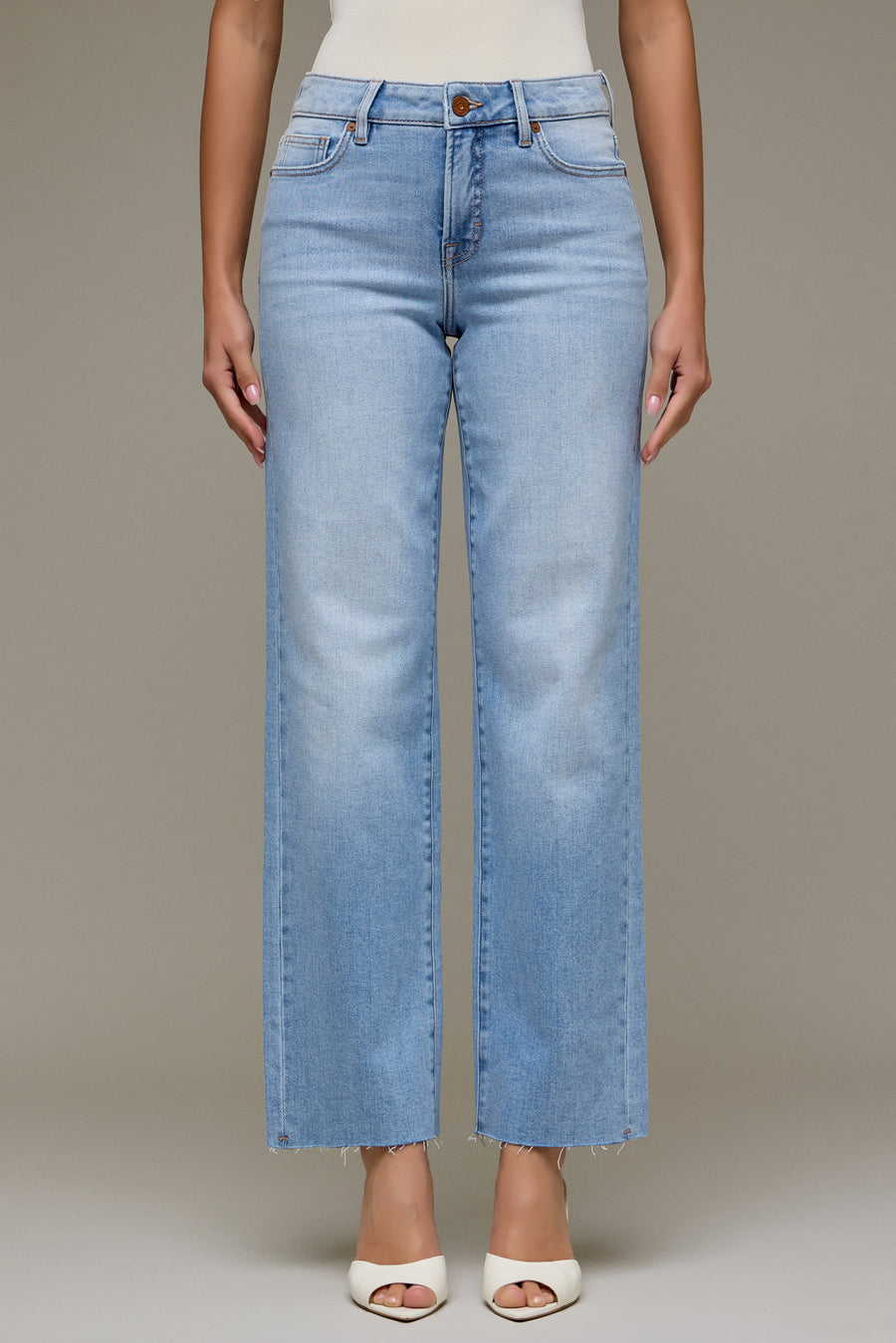 [ELLA] CLEAN STRETCH CLASSIC STRAIGHT