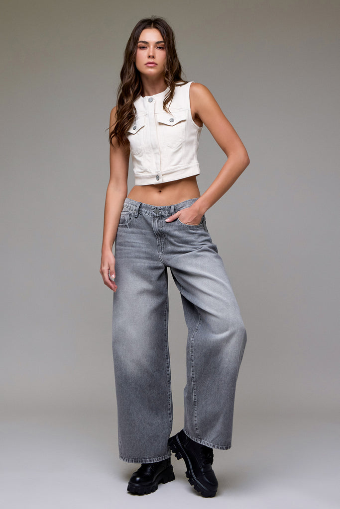 [ALYX] Grey Washed Clean Classic Oversized Baggy Jean
