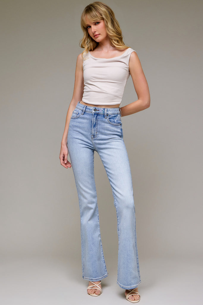 [HAPPI] Light Wash Classic 34" Inseam Flare