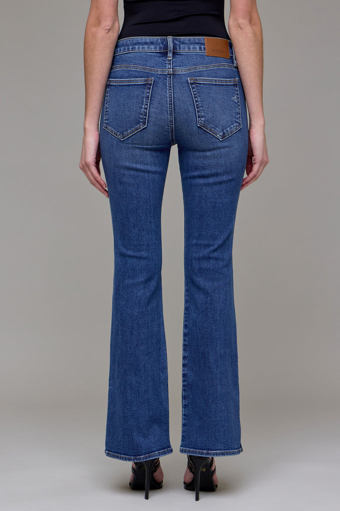 [RYAN] Dark Wash Clean Side Slit Boot Cut