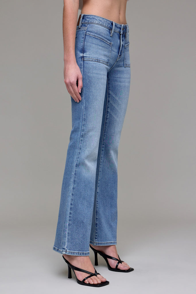 [HAPPI] MEDIUM LOW RISE 31" INSEAM FRONT POCKET FLARE