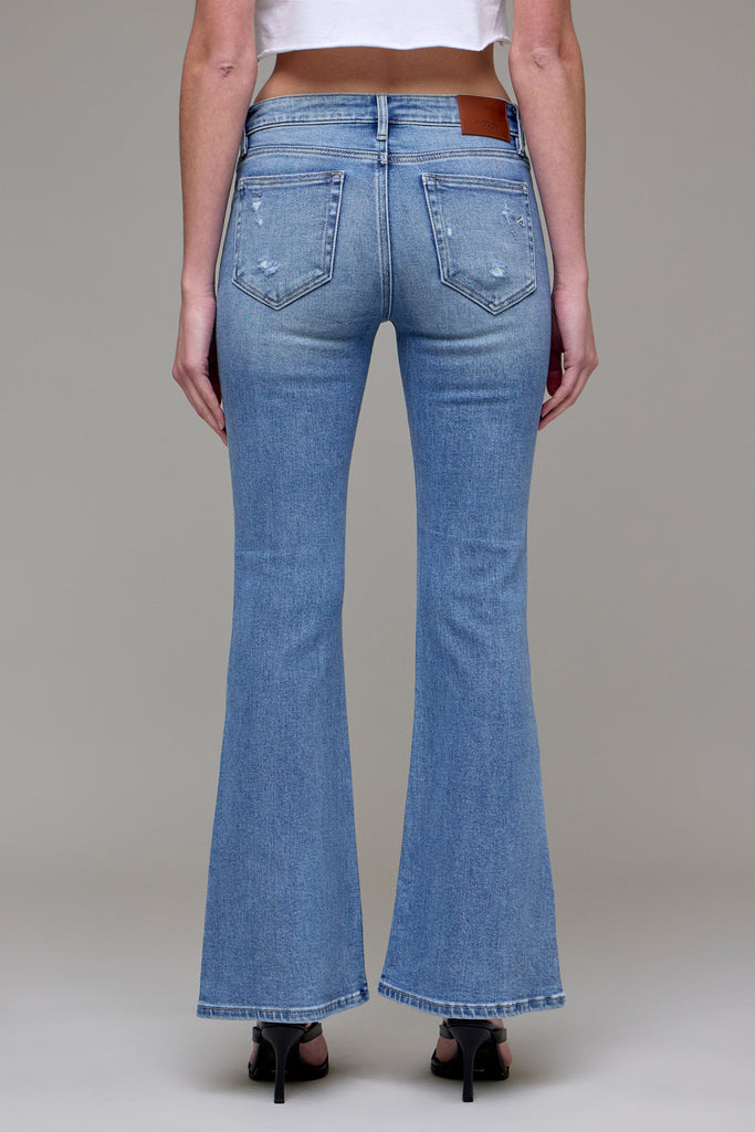 [HAPPI] MEDIUM LOW RISE 31" INSEAM FRONT POCKET FLARE