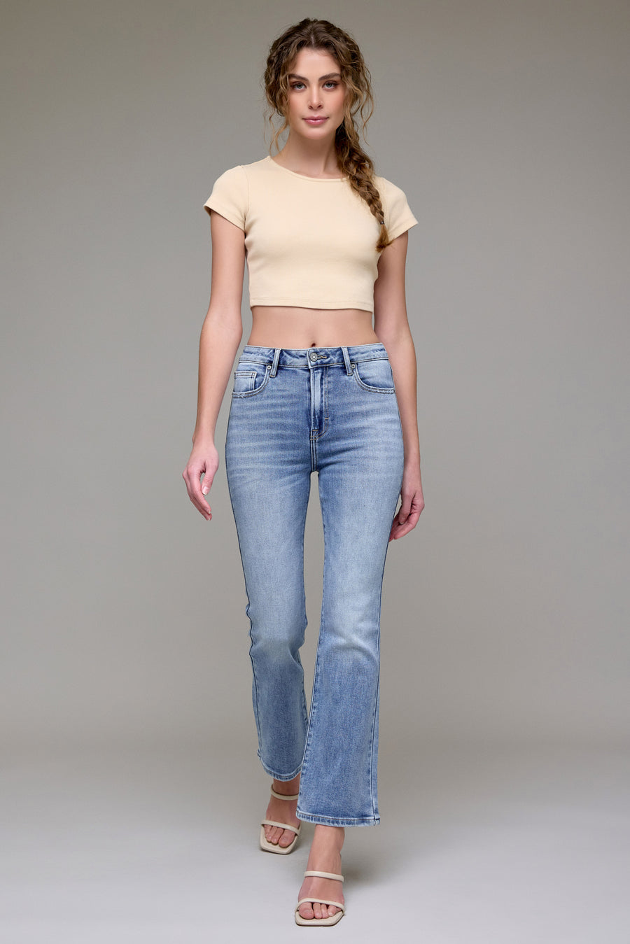 [RYAN] MEDIUM LIGHT CLEAN STRETCH 29" INSEAM BOOTCUT
