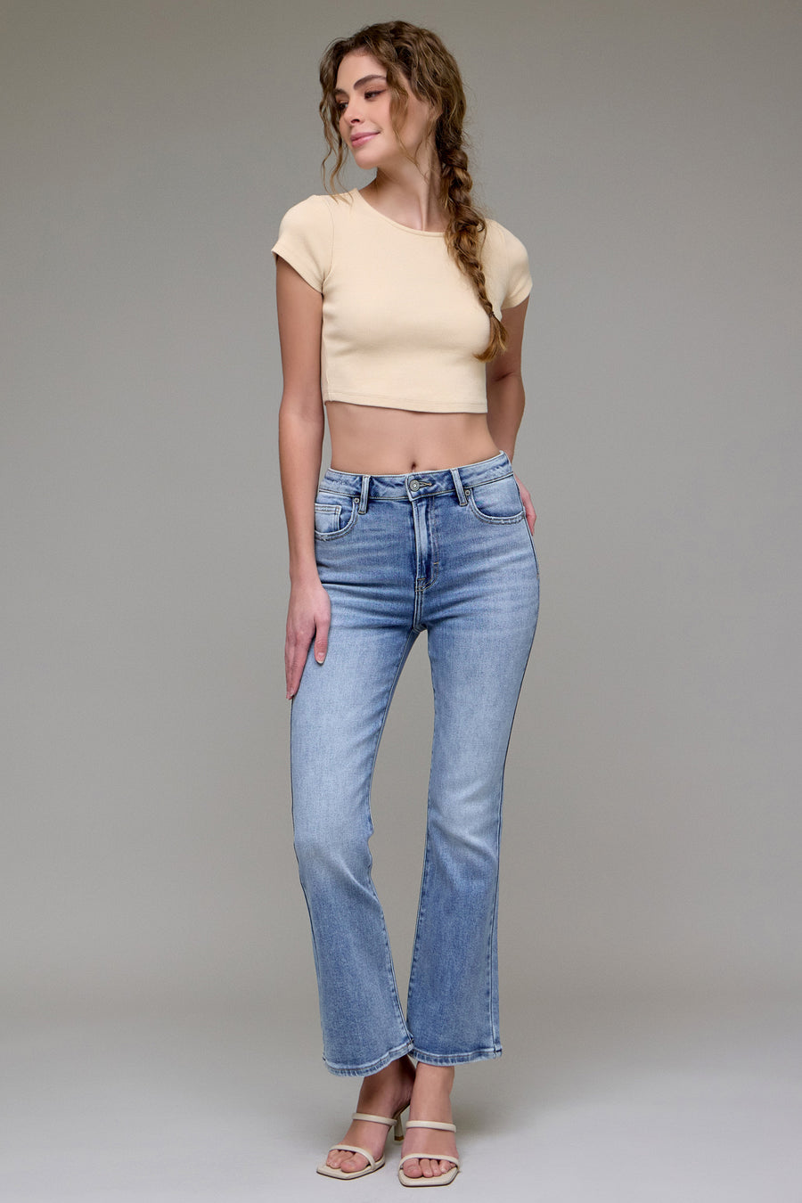 [RYAN] MEDIUM LIGHT CLEAN STRETCH 29" INSEAM BOOTCUT