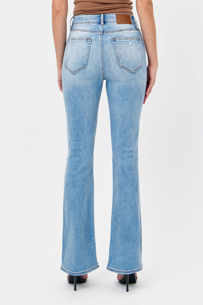 [HAPPI] Light Wash Distressed 32in Inseam Bootcut