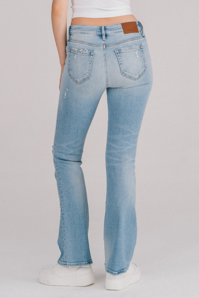 [RYAN] MEDIUM LIGHT DISTRESSED BOOTCUT
