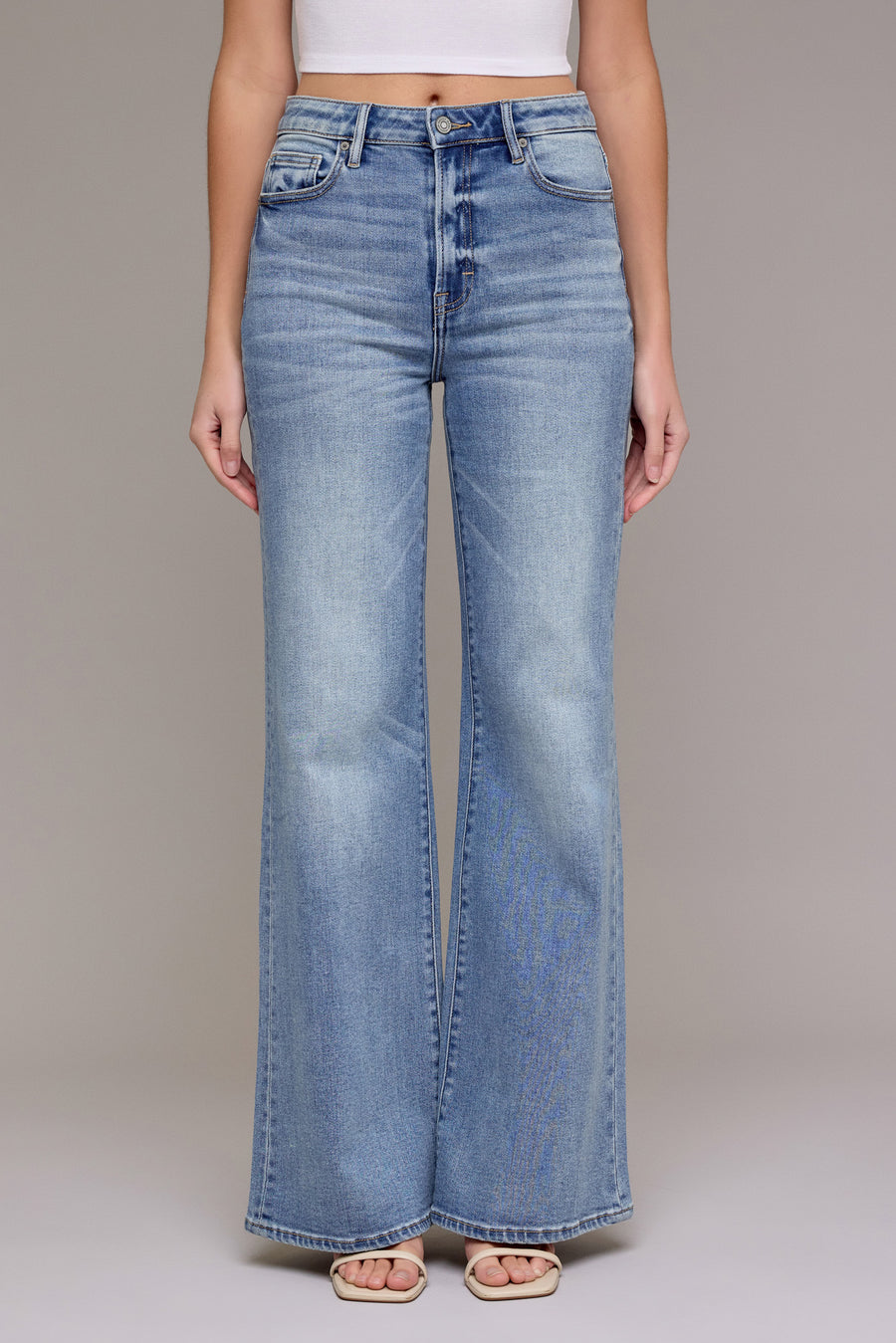 [HAPPI] Medium Vintage Clean High Rise Wide Comfort Flare