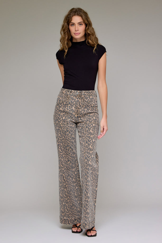 [HAPPI] 33" INSEAM WIDE COMFORT FLARE WITH SEAMS