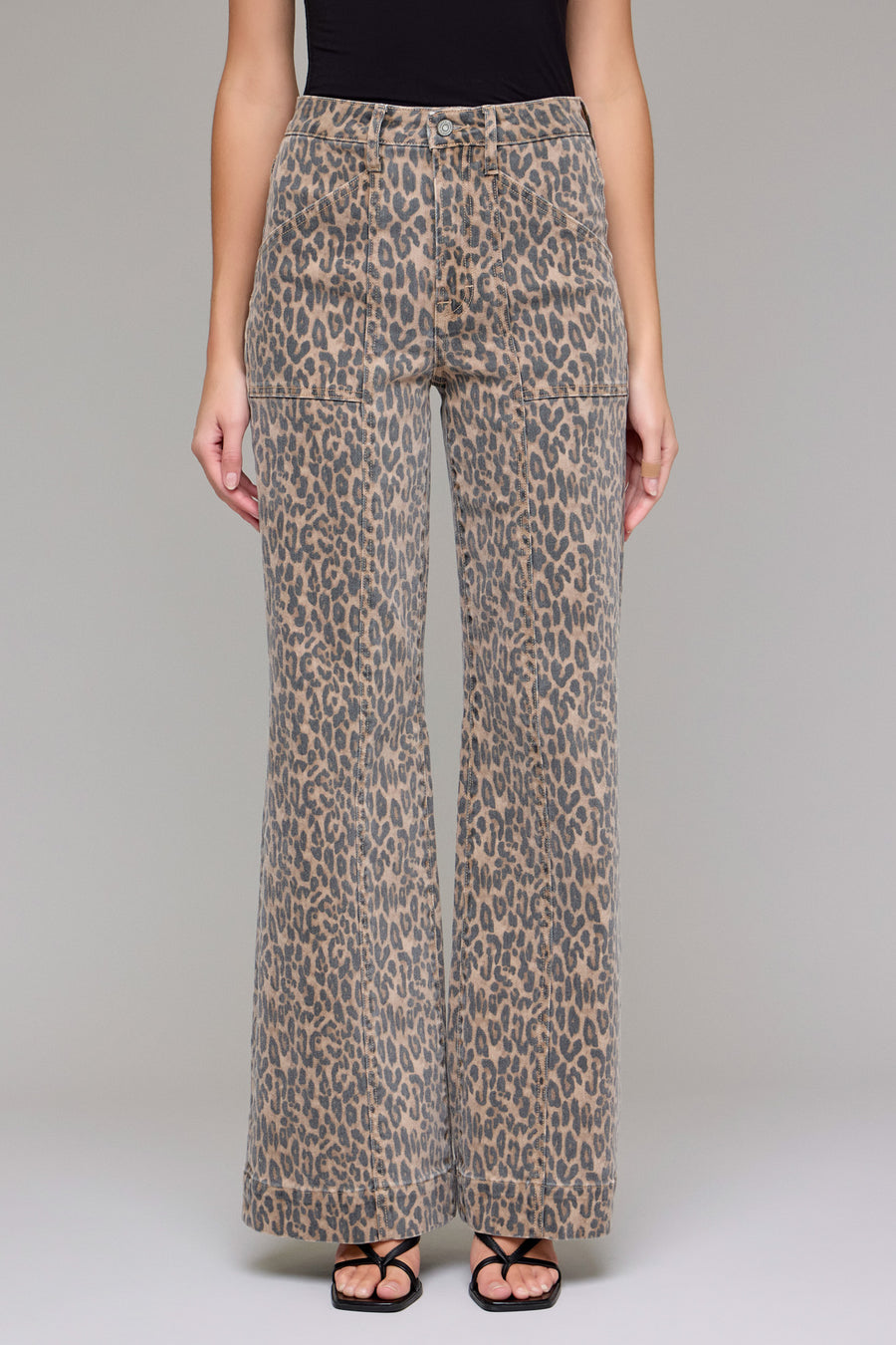 [HAPPI] 33" INSEAM WIDE COMFORT FLARE WITH SEAMS