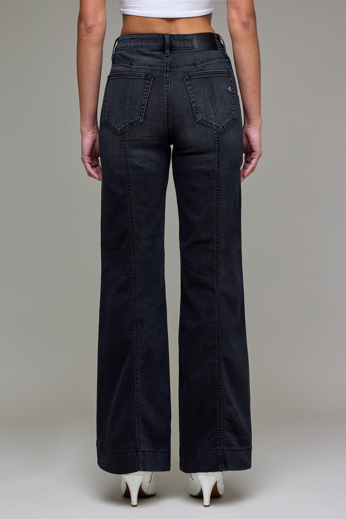 [HAPPI] Charcoal Seam 33" Inseam Comfort Flare
