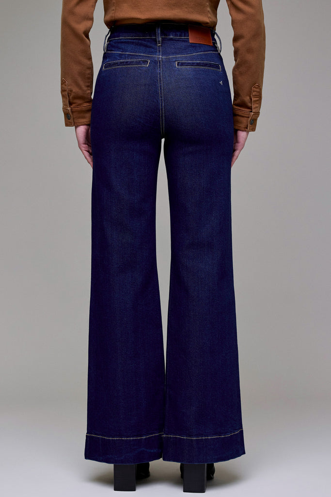 [HAPPI] Rinse Wash Stretch Trouser Comfort Flare