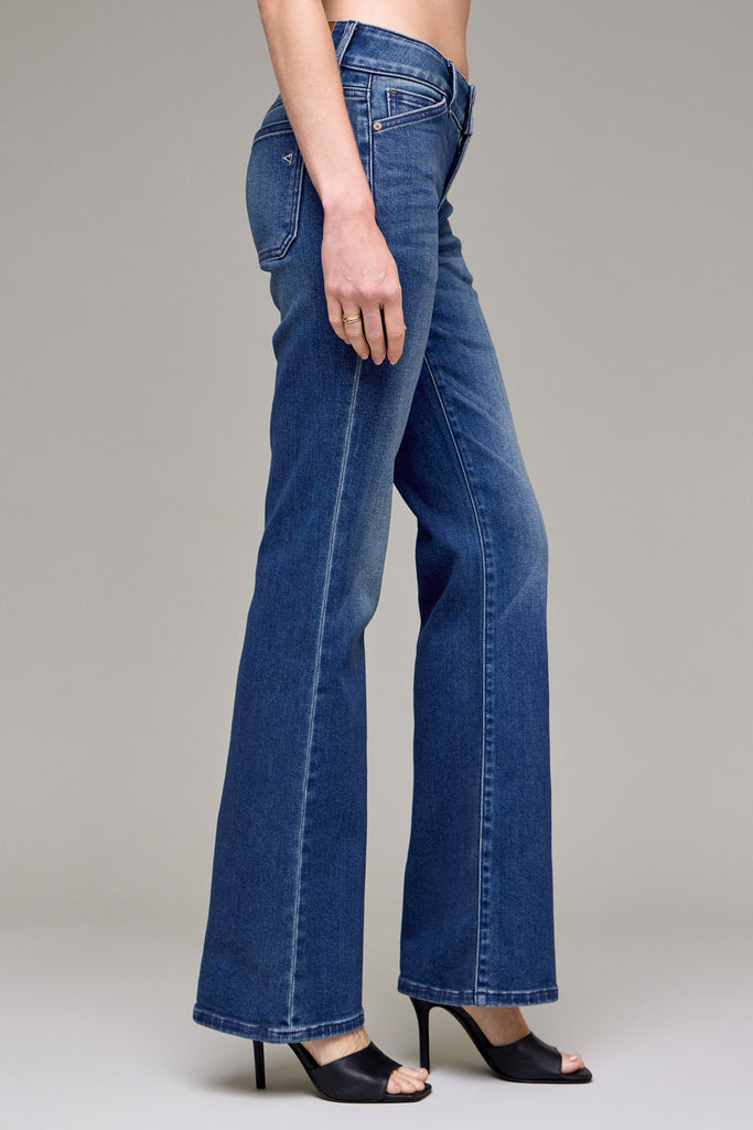 [RYAN] Dark Wash Low Rise Bootcut