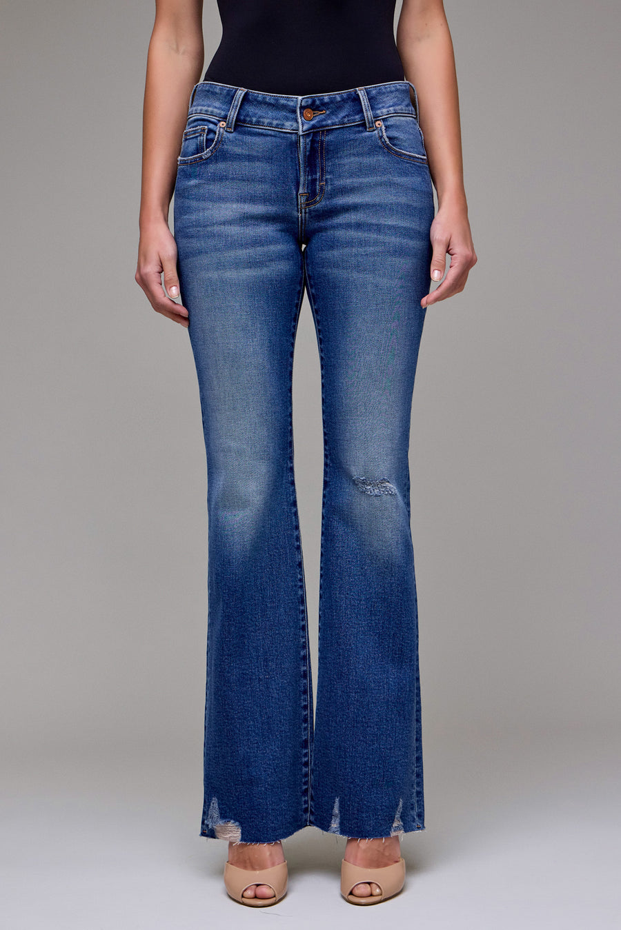 [RYAN] Medium Dark Stretch Low Rise 33" Inseam Bootcut