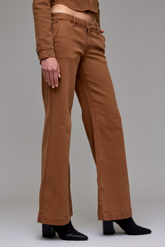 [HAPPI] Tawney Wash Stretch Low Rise Comfort Flare