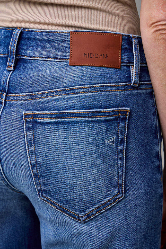 [HAPPI] Medium Dark Stretch Low Rise Comfort Flare