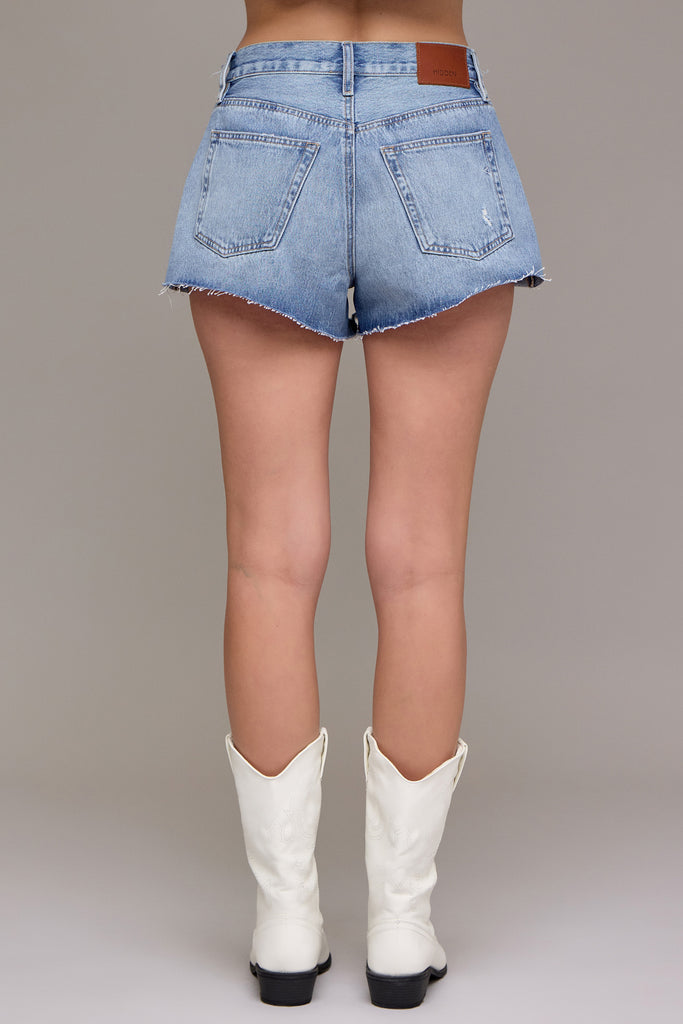 [FINN] Medium Light High Rise Relaxed Shorts