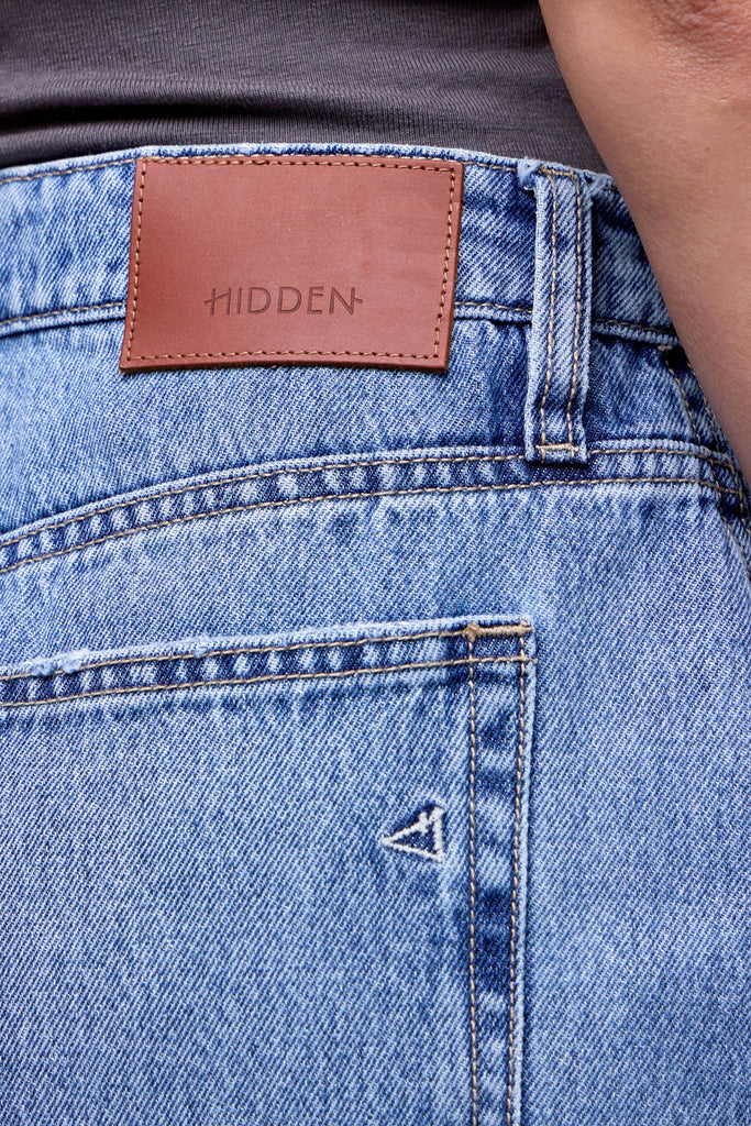 [PEYTON] Medium Wash Classic Mini Skirt