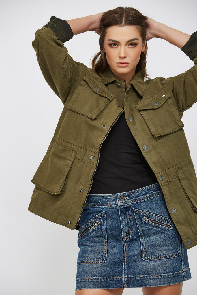 [REBEL] CAMO REVERSIBLE JACKET