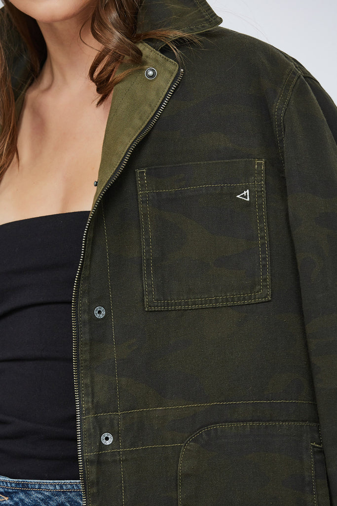 [REBEL] CAMO REVERSIBLE JACKET