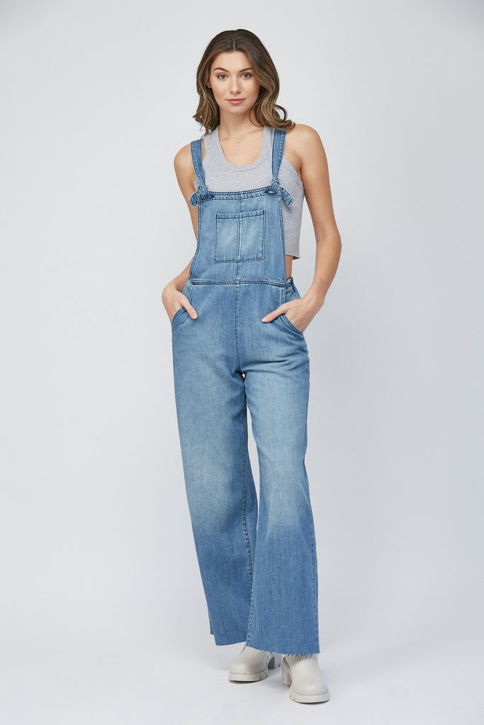 [DYLAN] MEDIUM WASH CLASSIC SUPER SOFT STRAIGHT OVERALL