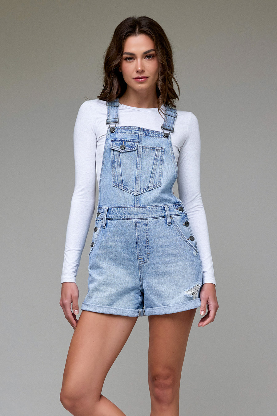 [DYLAN] Light Wash Clean Classic Shortall