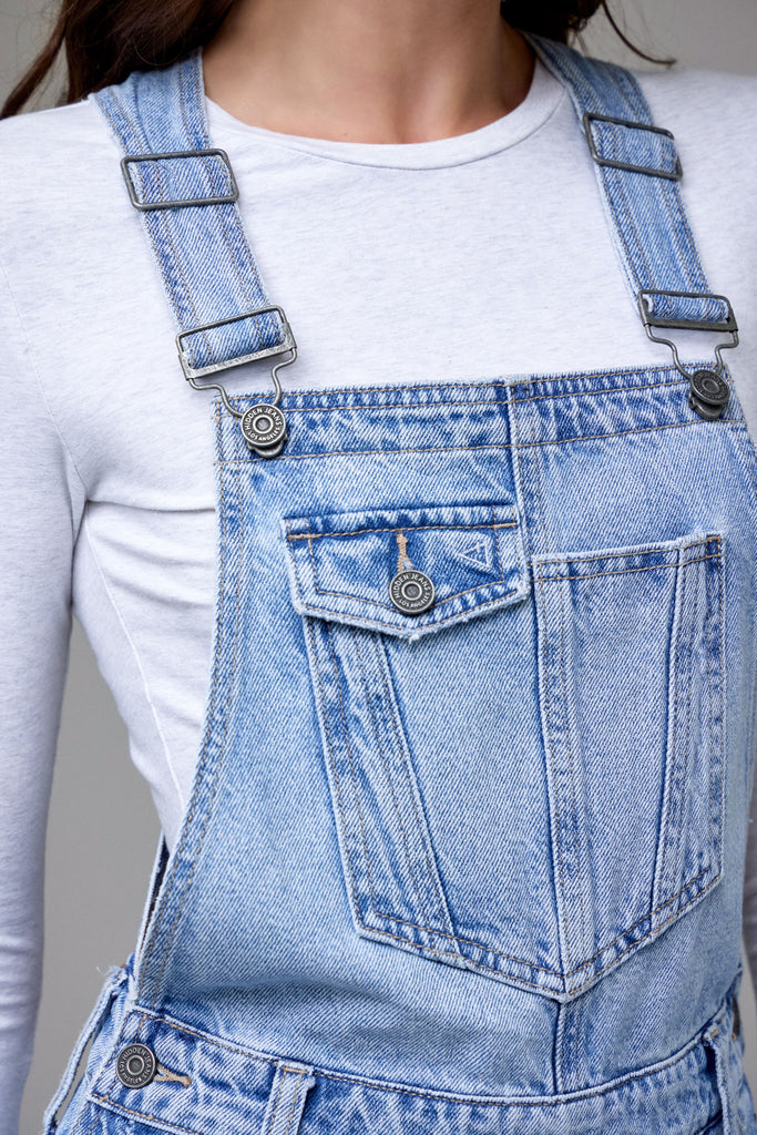 [DYLAN] Light Wash Clean Classic Shortall