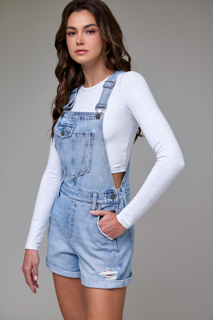[DYLAN] Light Wash Clean Classic Shortall