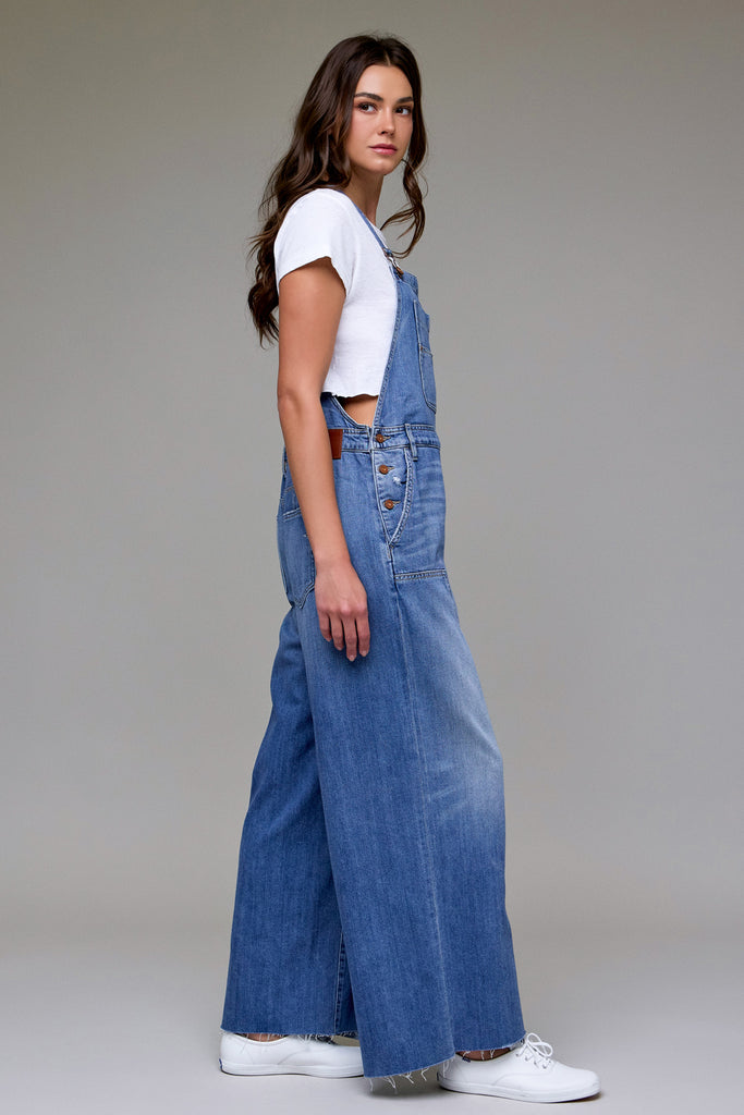 [DYLAN] Medium Wash Super Soft Western 30" Inseam Overall