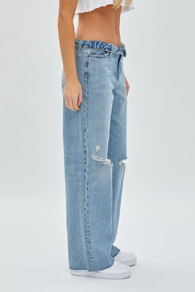 LOGAN FOLD OVER DAD JEAN