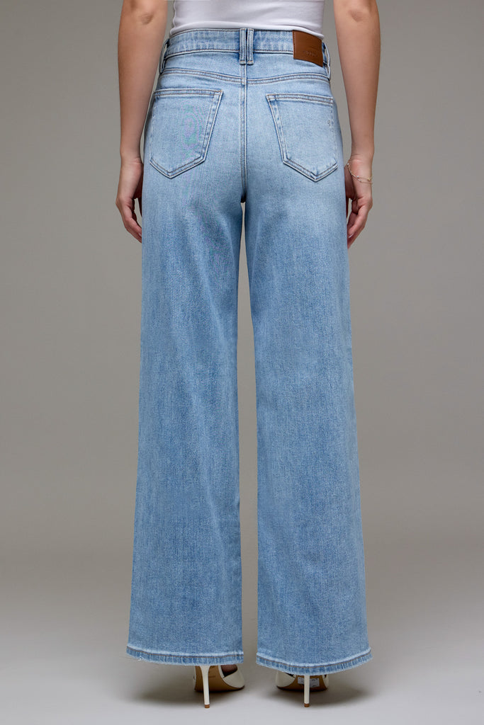 [NORI[ Medium Dark Clean Stretch 31" Inseam Wide leg