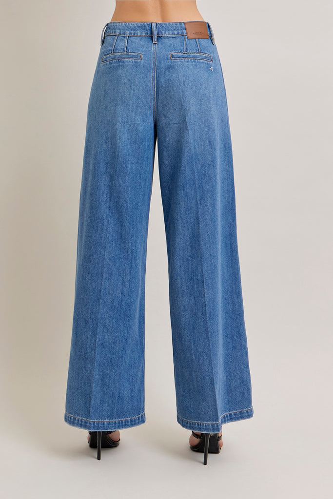 [NORI] MEDIUMDARK WASH 31" INSEAM WIDELEG TROUSER