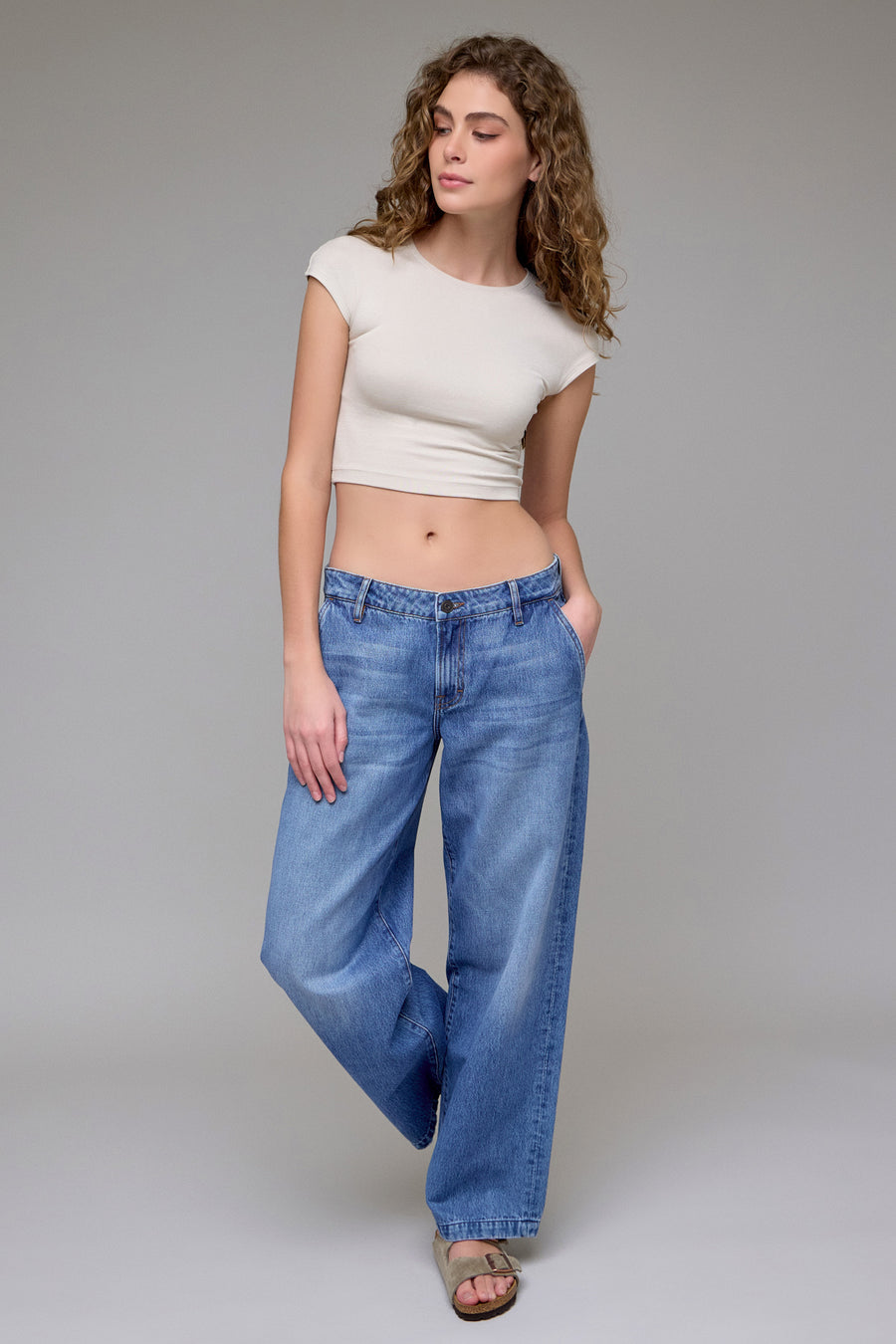 [ALYX] Medium Wash Classic Low Rise Baggy Jean