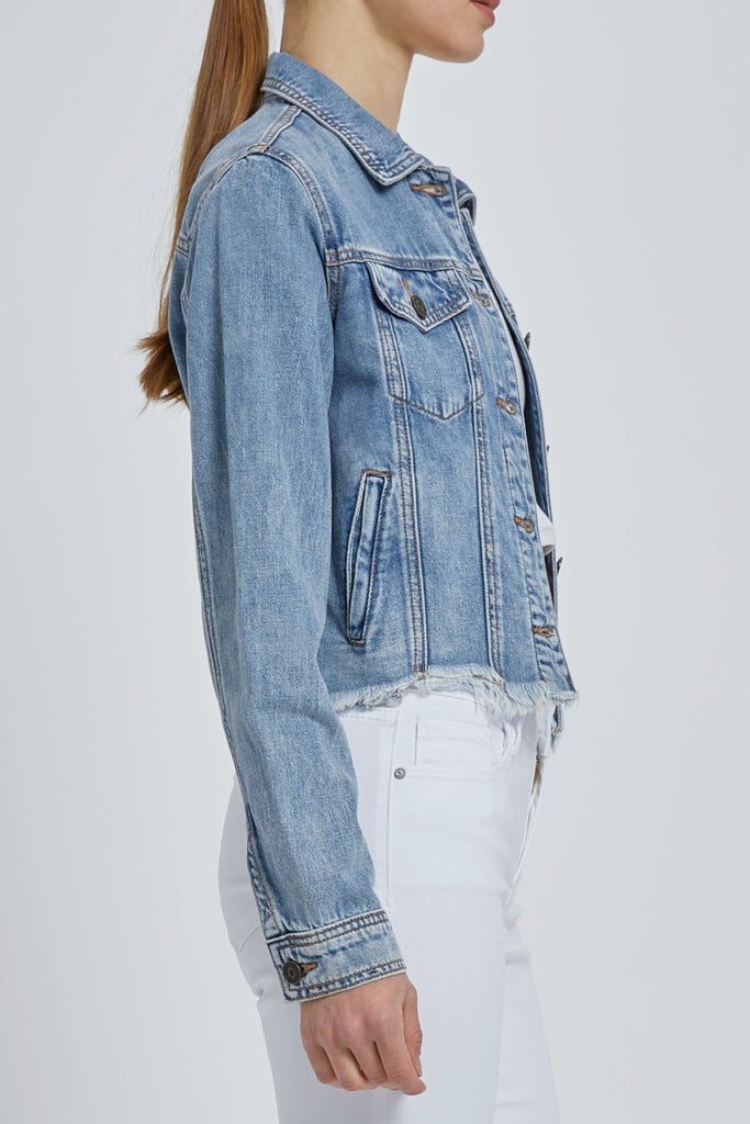 [REBEL] MEDIUM FRAYED JACKET