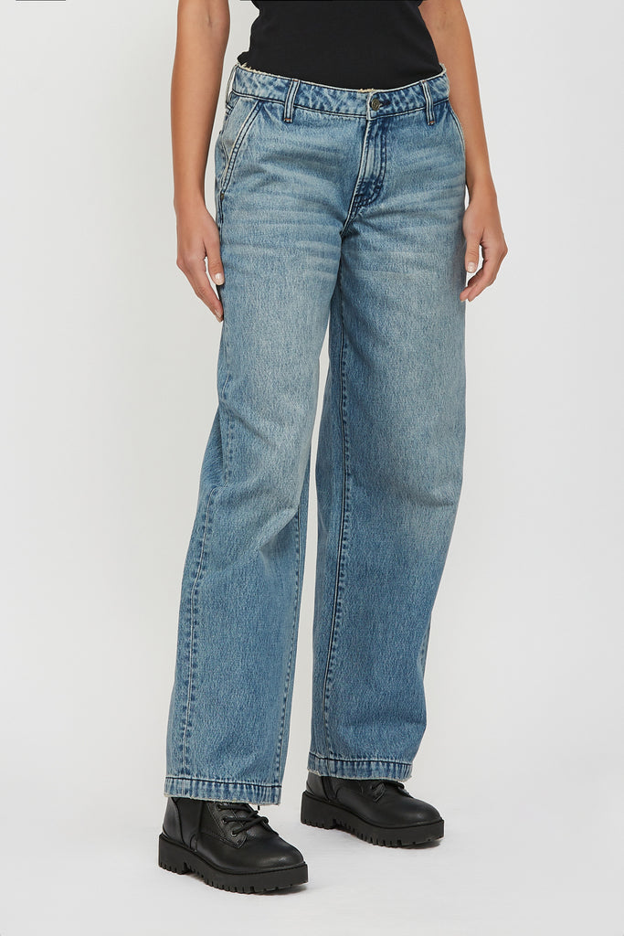 [ALYX] Medium Wash 31" Inseam Mid Rise Classic Baggy Fit
