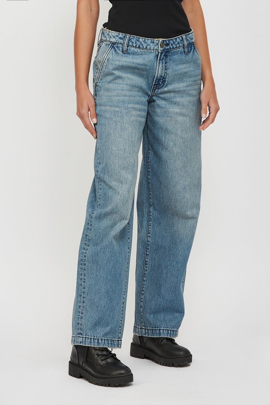 [ALYX] Medium Wash 31" Inseam Mid Rise Classic Baggy Fit