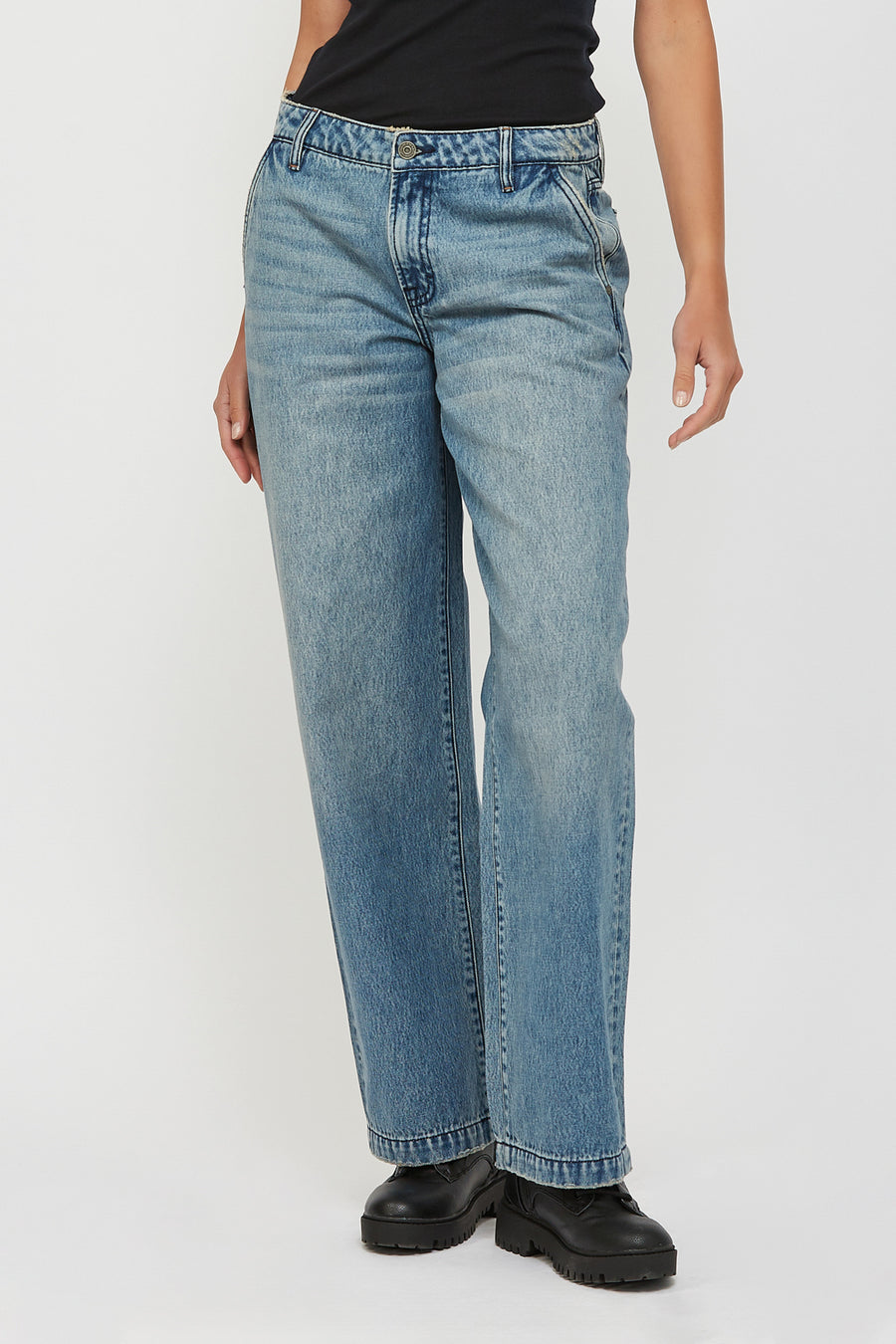 [ALYX] Medium Wash 31" Inseam Mid Rise Classic Baggy Fit