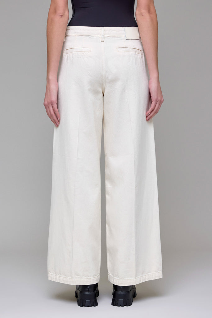 [NORI] Ecru Wash Super Soft 31" Inseam Extra Wideleg