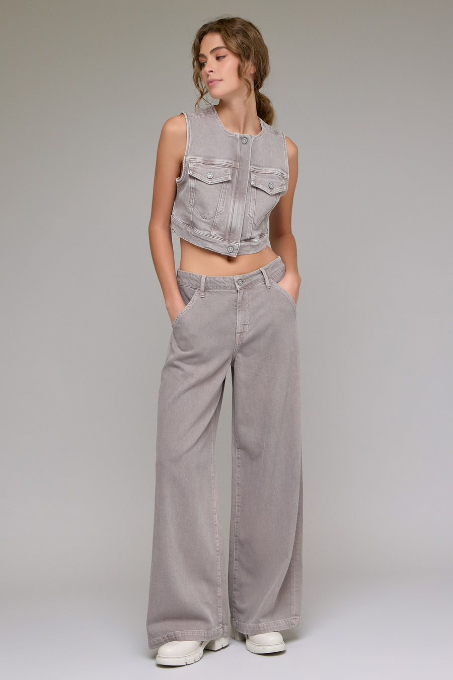 [NORI] High Rise Super Wide leg Trouser
