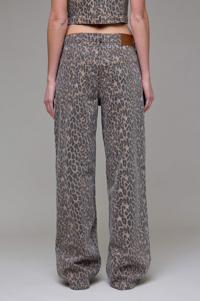 [ALYX] Cheetah Print Low Slung Baggy Jeans